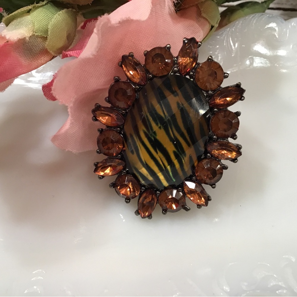 Tiger Animal Print Ring